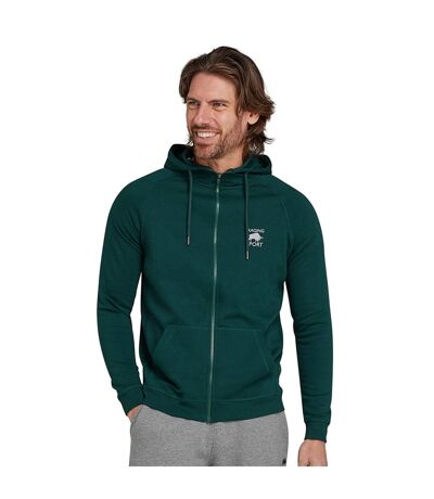 Mens Full Zip Hoodie Forest Raging Bull
