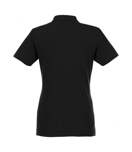 Elevate Womens/Ladies Helios Short Sleeve Polo Shirt (Black)