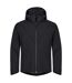 Mens Classic Soft Shell Jacket Black Clique-1