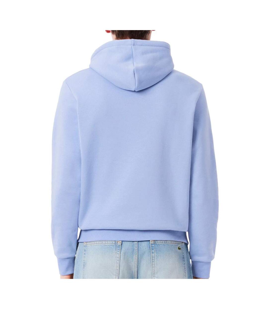 Sweat bleu clair homme lacoste en mollet-2