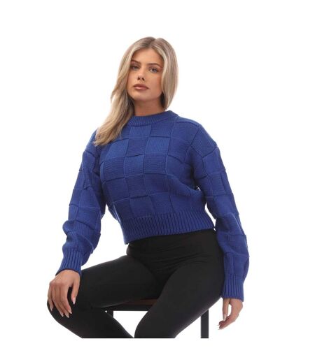 Sweat Fachecka Femme Bleu Boss