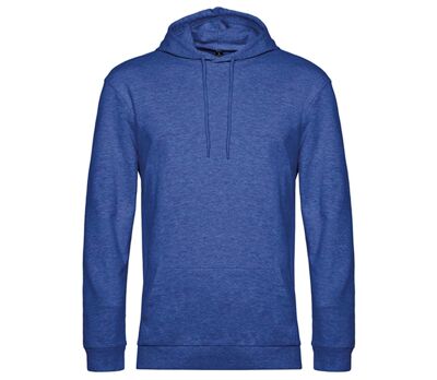 Sweat-shirt à capuche - Unisexe - WU03W - bleu roi chiné