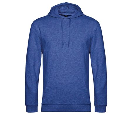 Sweat-shirt à capuche - Unisexe - WU03W - bleu roi chiné