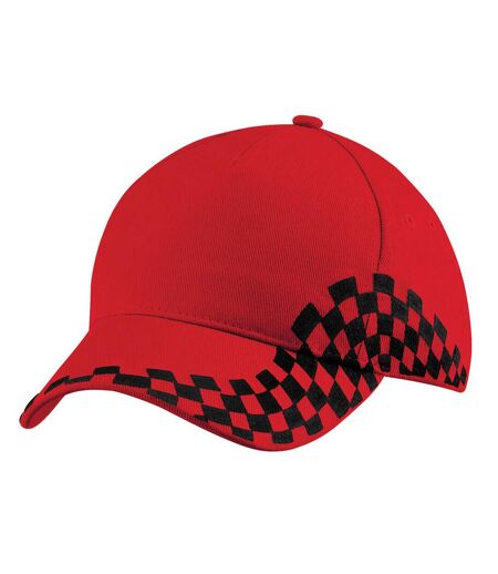 Casquette Grand Prix Rouge Classique Beechfield