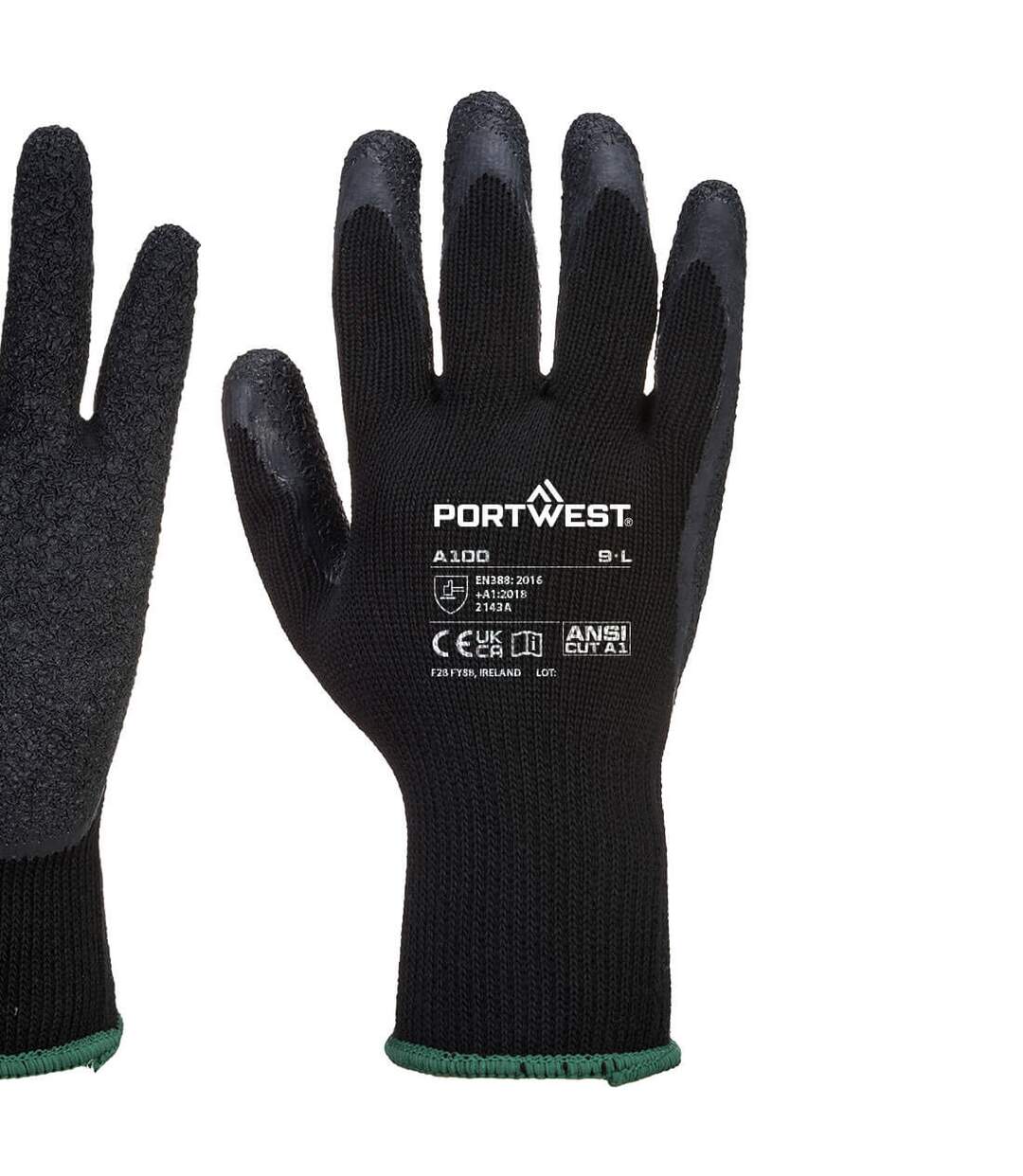 Gants adhérents a100 2xl noir Portwest-2