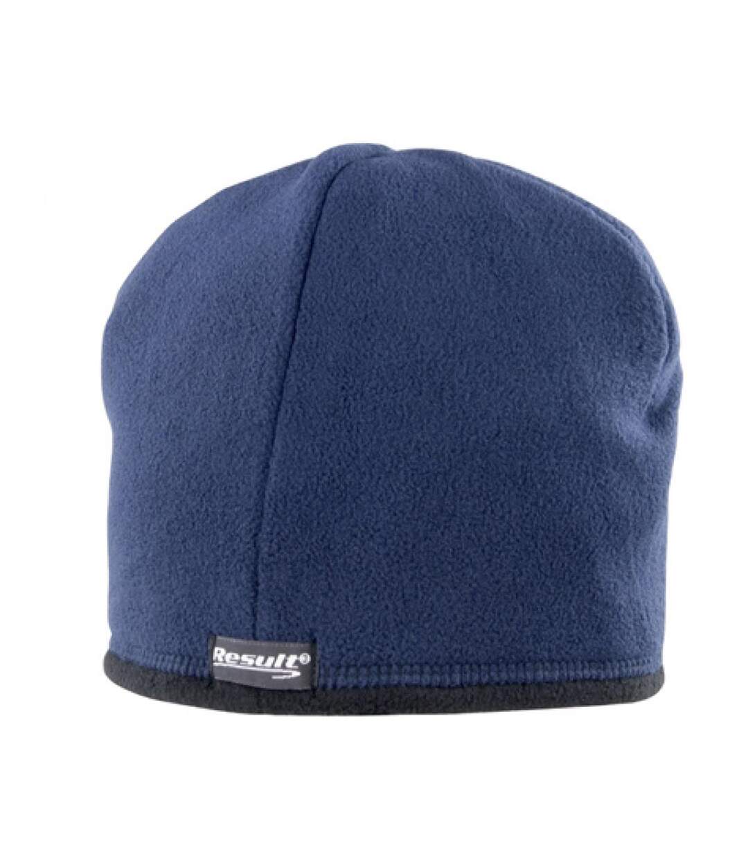 Chapeau Bleu Marine Noir Result Winter Essentials-1