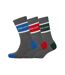Lot De 3  Paires De Chaussettes De Sport Homme Gris Lyle & Scott-2