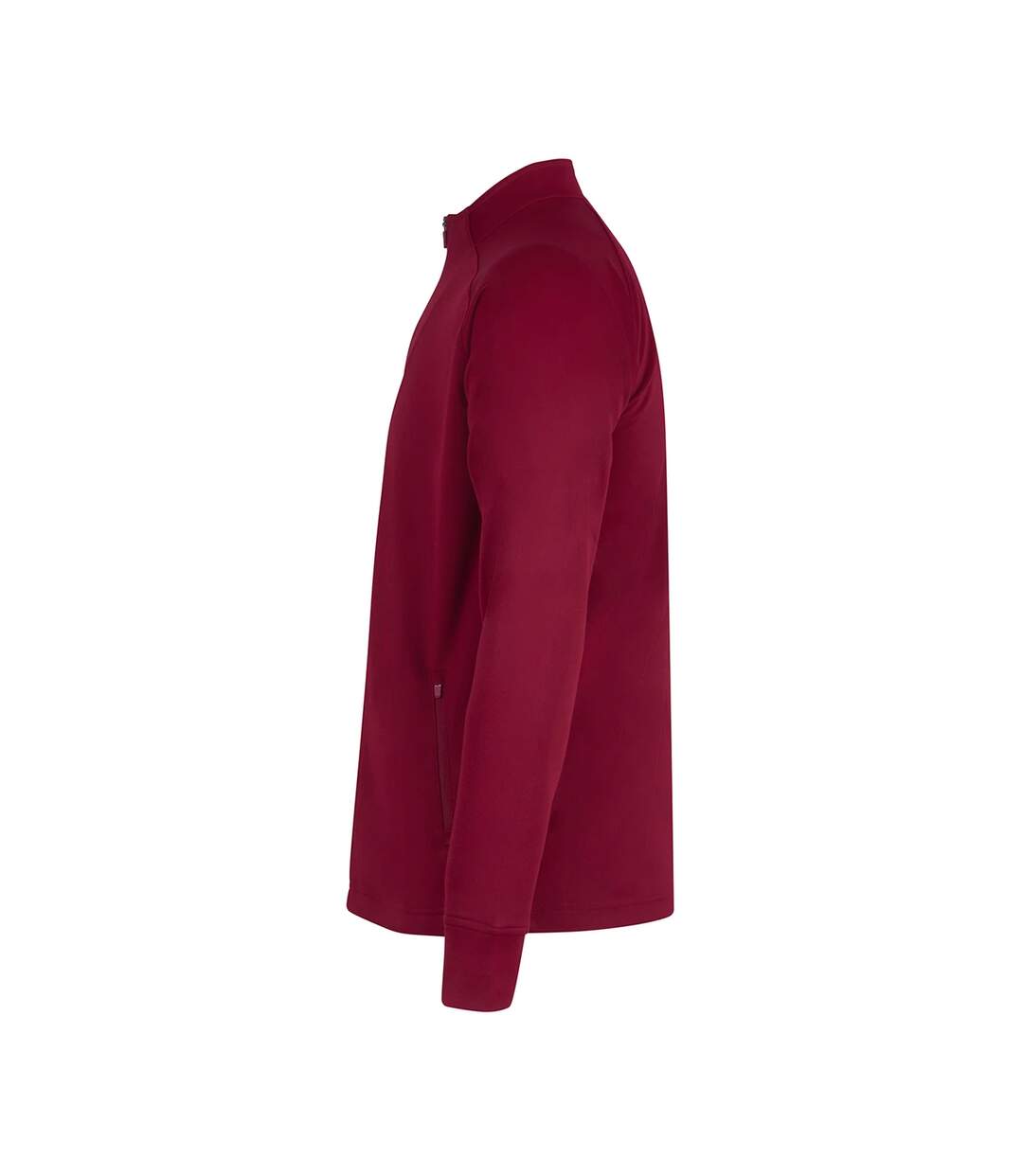 Unisex Adult Knitted Tracksuit Top Burgundy Finden & Hales-3