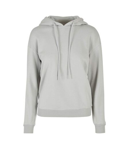 Sweat À Capuche Femme Gris Pâle Build Your Brand