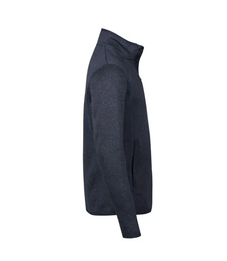 Mens Aspen Full Zip Jacket Navy Melange Tee Jays