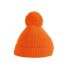 Beechfield Unisex Adult Pom Pom Ribbed Knitted Beanie (Orange) - UTBC5273