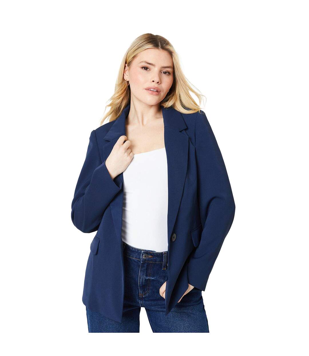 Blazer femme bleu marine Dorothy Perkins-1