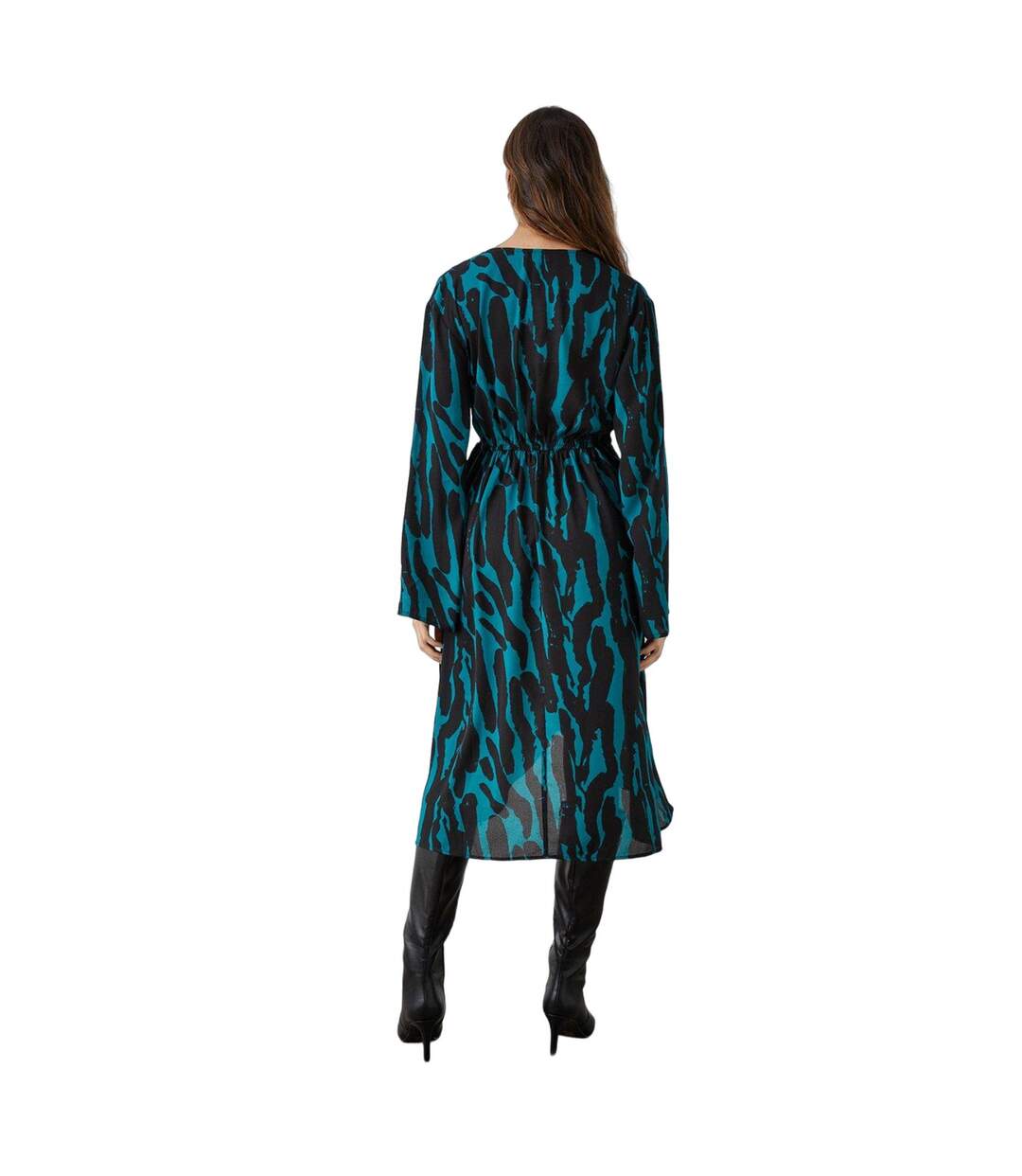 Robe femme bleu sarcelle Principles-2