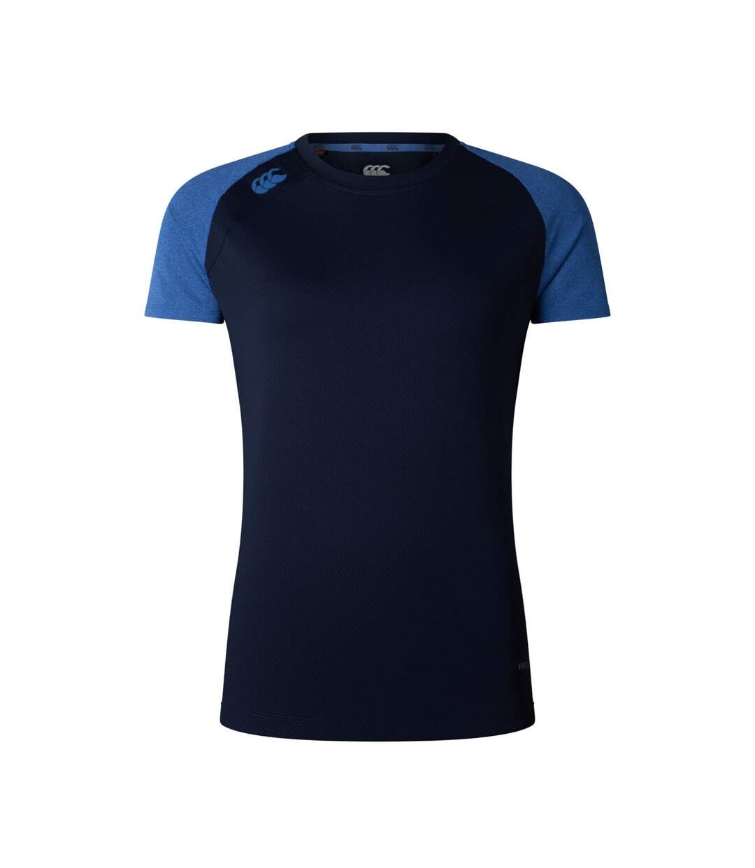 Womens/ladies Elite Training T-shirt Navy True Navy Marl Canterbury-2