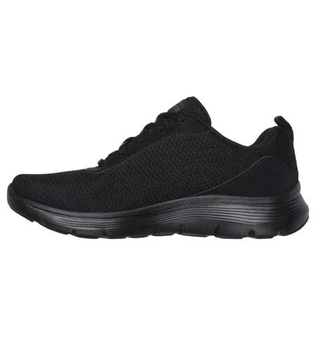 Womens/ladies Flex Appeal 5.0 New Thrive Trainers Triple Black Skechers