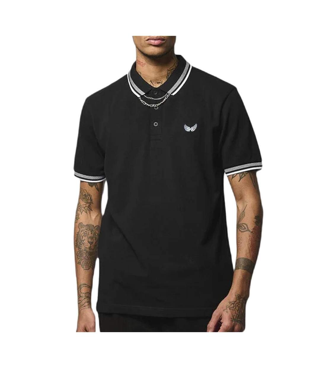 Polo noir homme kaporal marod-1