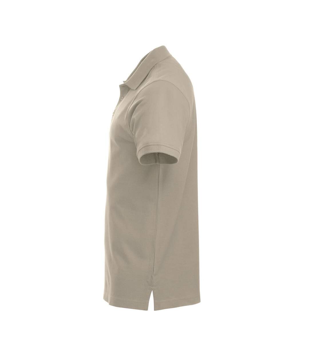 Mens Classic Lincoln Polo Shirt Light Khaki Clique-3