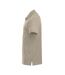 Mens Classic Lincoln Polo Shirt Light Khaki Clique-3