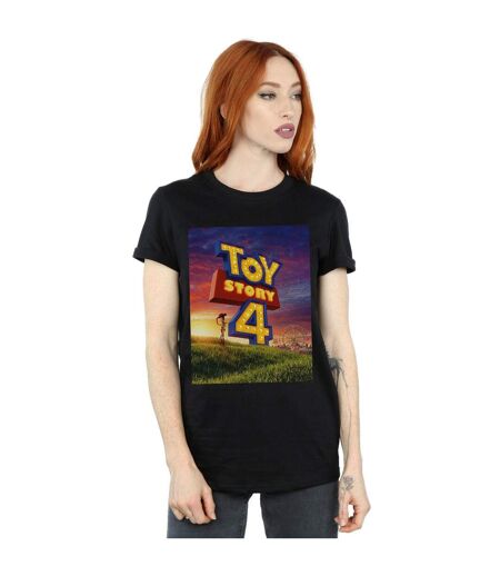Disney Womens/Ladies Toy Story 4 We Are Back - T-shirt boyfriend en coton (Noir) - UTBI47030