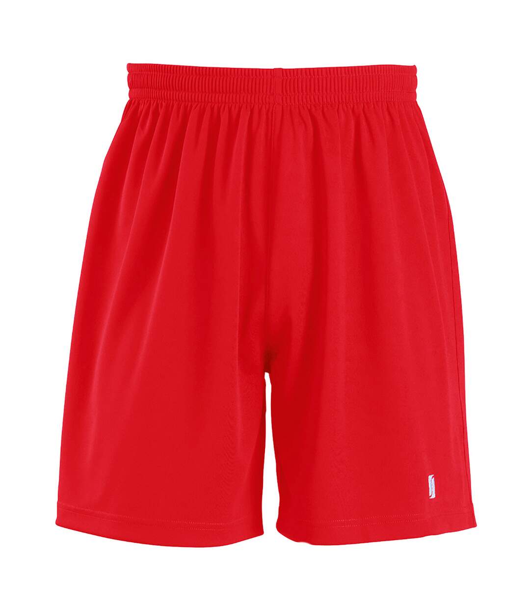 San siro ii short de sport homme rouge SOLS-1