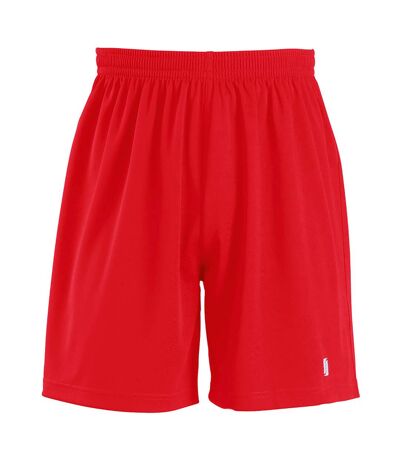 SOLS Mens San Siro 2 Sport Shorts (Red) - UTPC2177