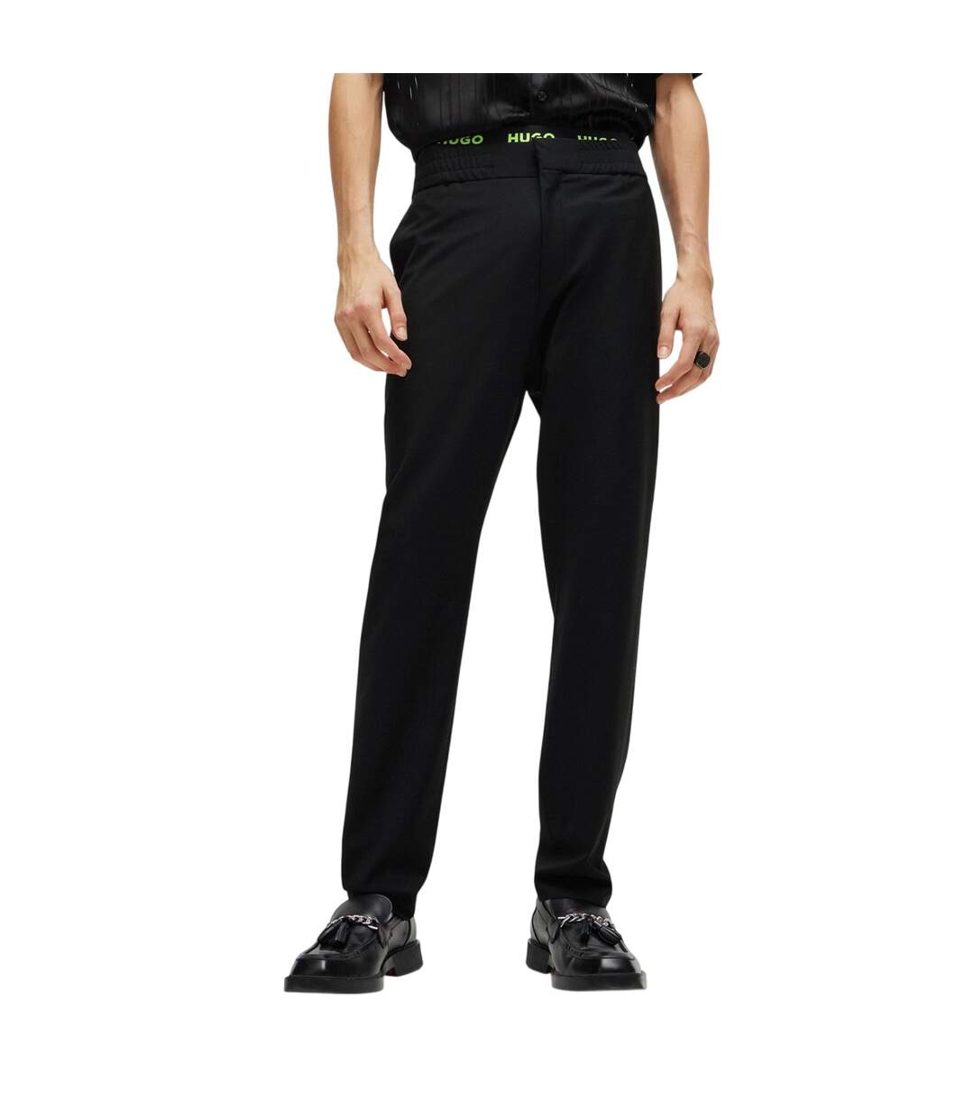 Pantalon Homme Noir Hugo-3