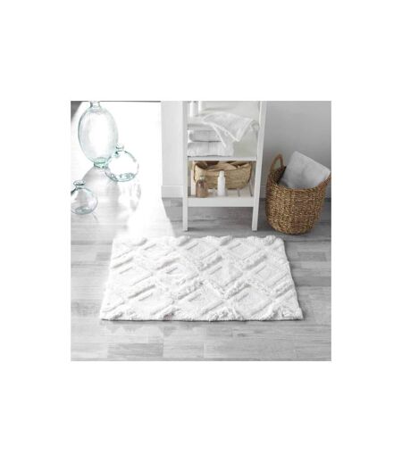 Tapis de Salle de Bain Ikatis 50x80cm Blanc