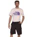 Bermuda de détente homme - Multi-poches - Couleur noir-1