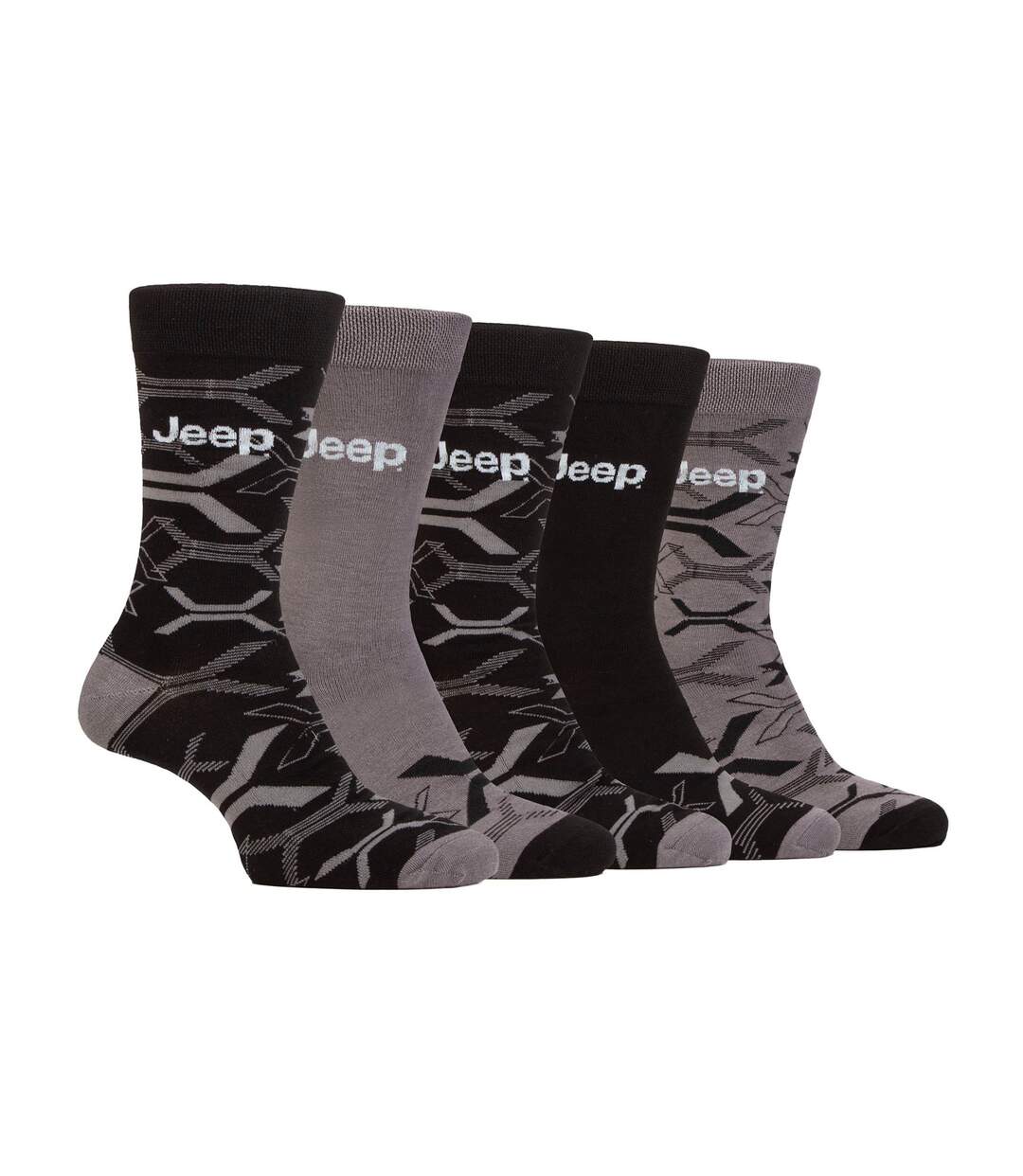 Breathable Men's Bamboo Socks: 5-Pack Everyday Leisure & Dress-1