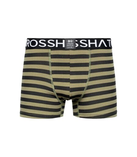 Boxers gridline homme vert Crosshatch