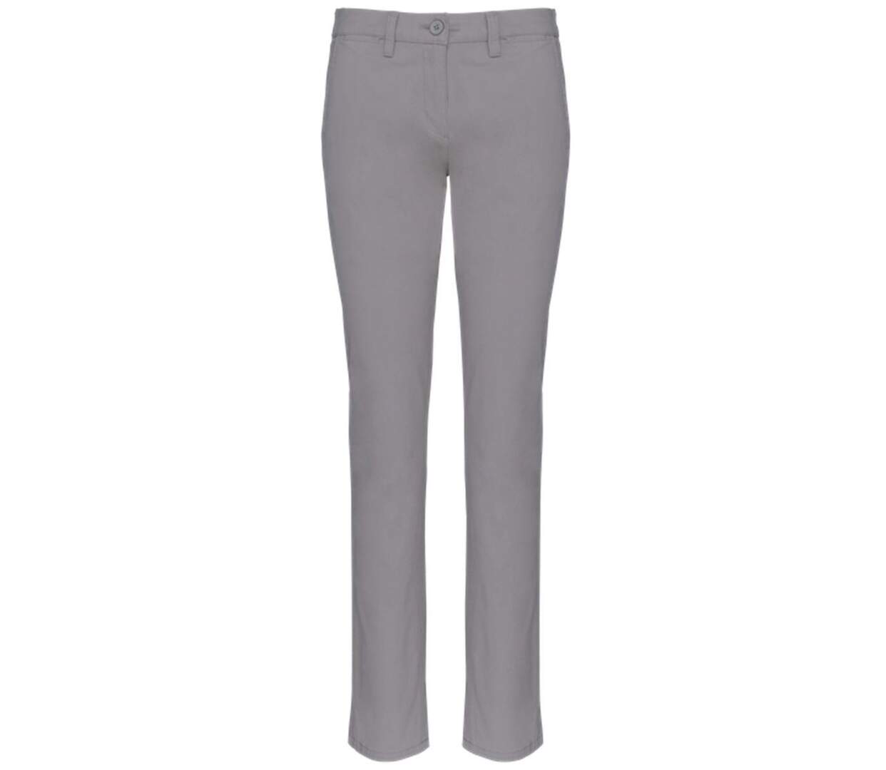 Pantalon chino - Femme - PAT741 - gris clair fine-1