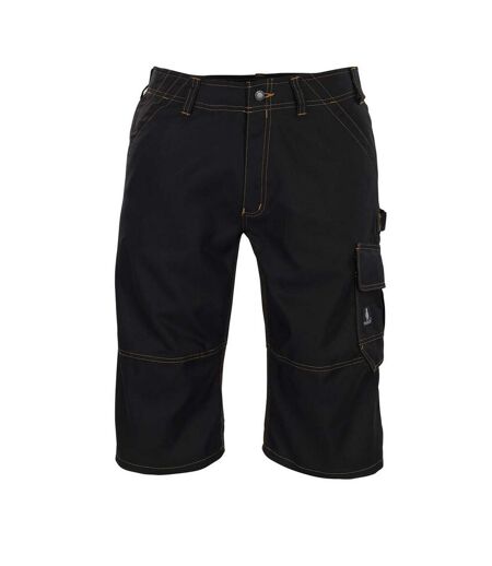 Mens Young Borba Long Length Work Shorts Black Mascot