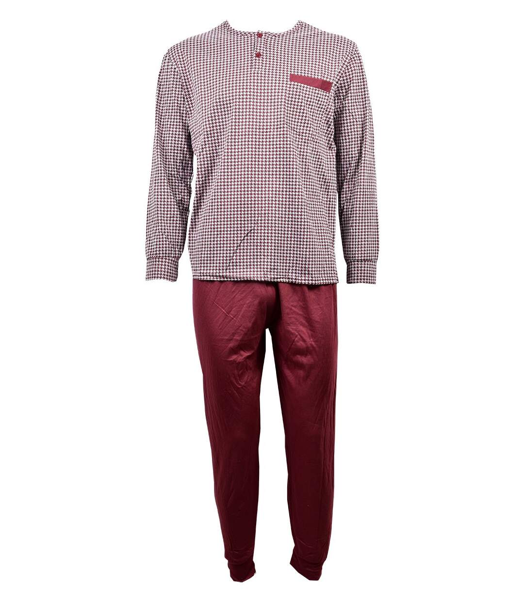 Pyjama Homme Long Eco 2305 BORDEAUX-1