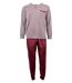 Pyjama Homme Long Eco 2305 BORDEAUX-1