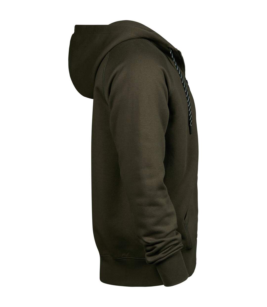 Veste À Capuche Fashion Homme Olive Foncé Tee Jays-4
