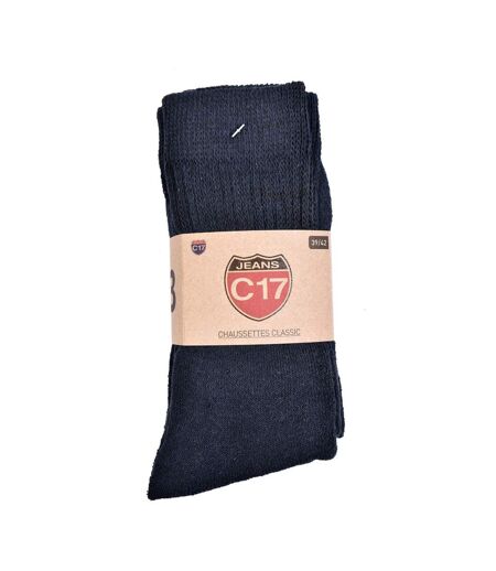 Chaussettes homme C17 JEANS Confort et qualité -Assortiment modèles photos selon arrivages- - Pack de 6