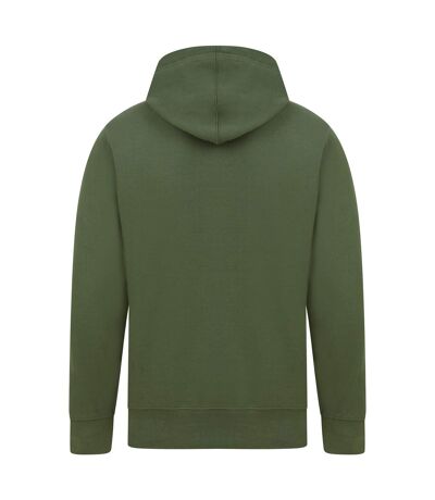 Mens ringspun cotton hoodie military green Casual Classics