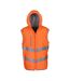 Yoko Unisex Adults Hi Vis Kensington Hooded Gilet (Pack of 2) (Orange) - UTRW7035