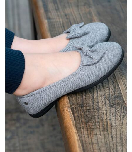 Isotoner Chaussons Ballerines femme souples, ultra confortables et légers, confort technologie everywear