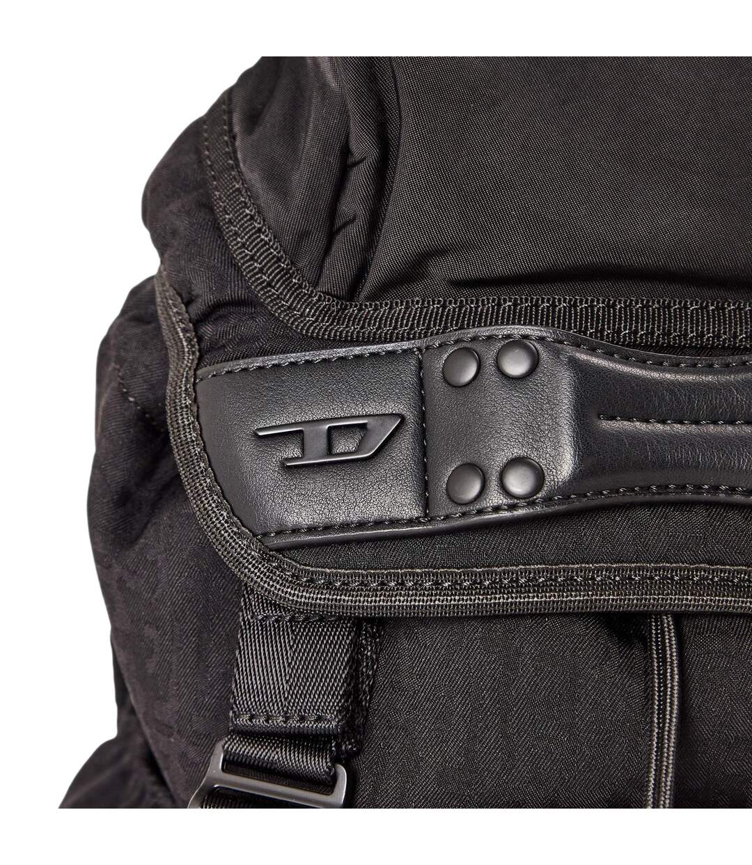 Sac À Dos Motif/style Monogramme Taille Unique Noir Diesel-3