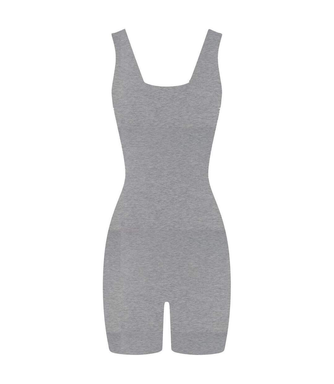 Combishort Sans Manches Femme Gris Honeyz-2