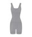 Combishort Sans Manches Femme Gris Honeyz-2