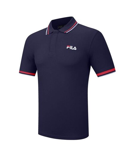 Mens Bowey Polo Shirt Navy Fila