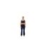 Womens/ladies Performance Flared Gym Leggings Indigo Rohnisch-1