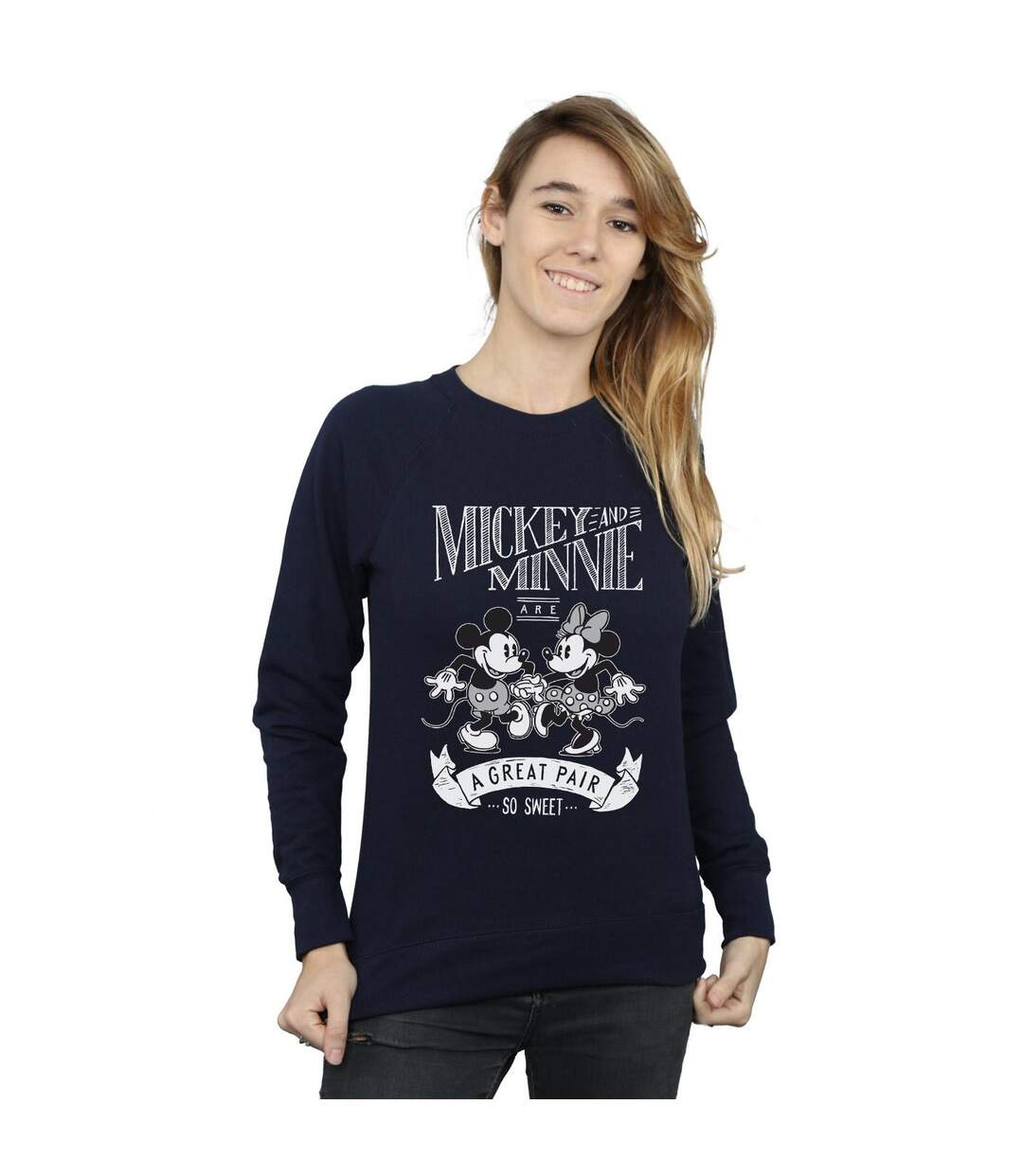 Disney Pantalon de survêtement Mickey And Minnie Mouse Great Pair Womens/Ladies (Bleu marine) - UTBI26979-2