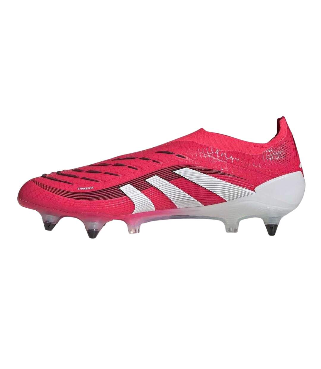 Chaussures De Foot Pour Terrain Souple Motif/style 3 Rayures Predator Elite Homme Rouge Blanc Adidas-3