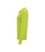Womens/ladies Perfect Pique Long-sleeved Polo Shirt Apple Green SOLS-3
