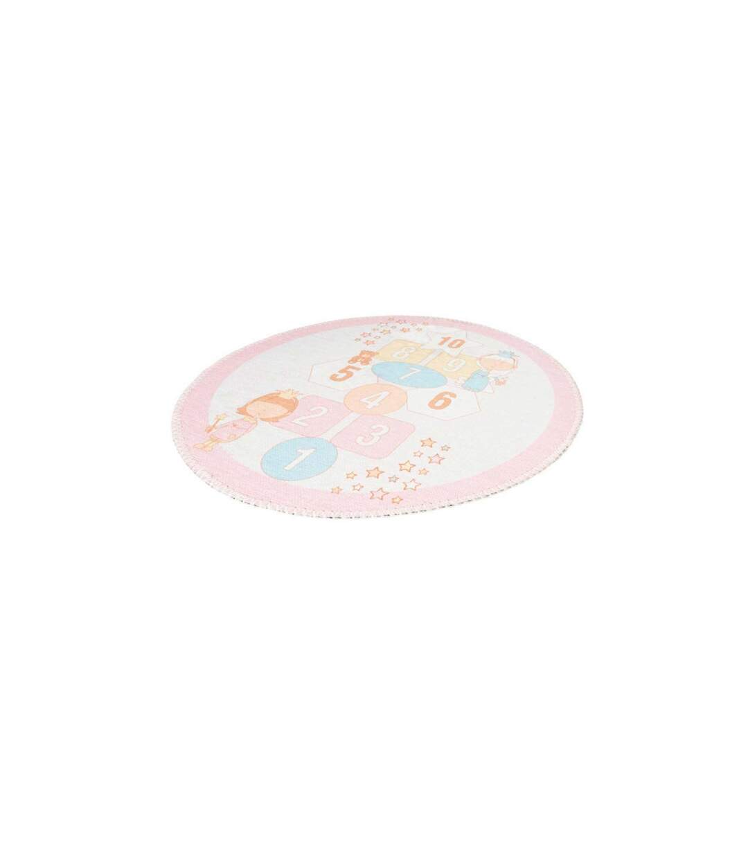 Tapis Enfant Imprimé Playground 160cm Rose-2