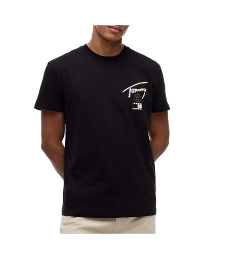 T-Shirt noir homme tommy hilfiger city sign