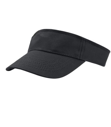 Unisex adult roland structured visor cap black Atlantis